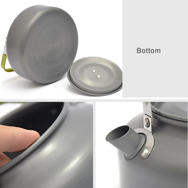 Кофеварка MICCK из нержавеющей стали чайник для кемпинга воды Перколятор эспрессо 0