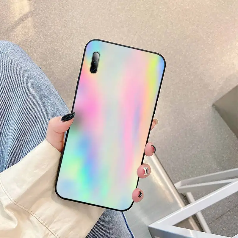 

Hot Colorful rainbow Silicone Phone Case For Redmi note 4 9 6a 4x 7 5 8t 9 plus pro Cover Fundas Coque