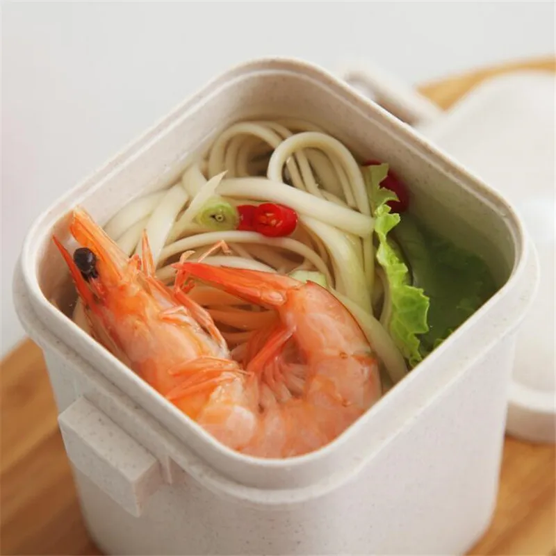 Квадратная застежка для микроволновой печи герметичная емкость супа кухонная