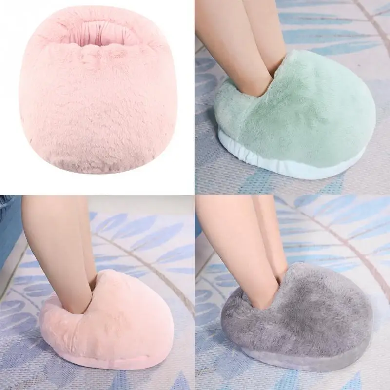 

Cute Feet Warm Slippers USB Electric Foot Warmer Cushion Heater for Winter Office Heating Slippers Shoes Pads Winter Blanket Mat
