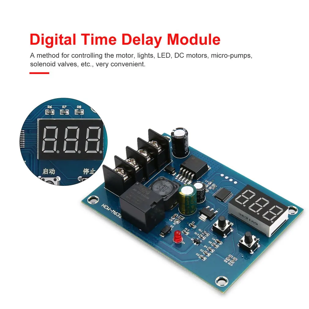 XH-M603 цифровой светодиодный дисплей модуль управления зарядкой для хранения