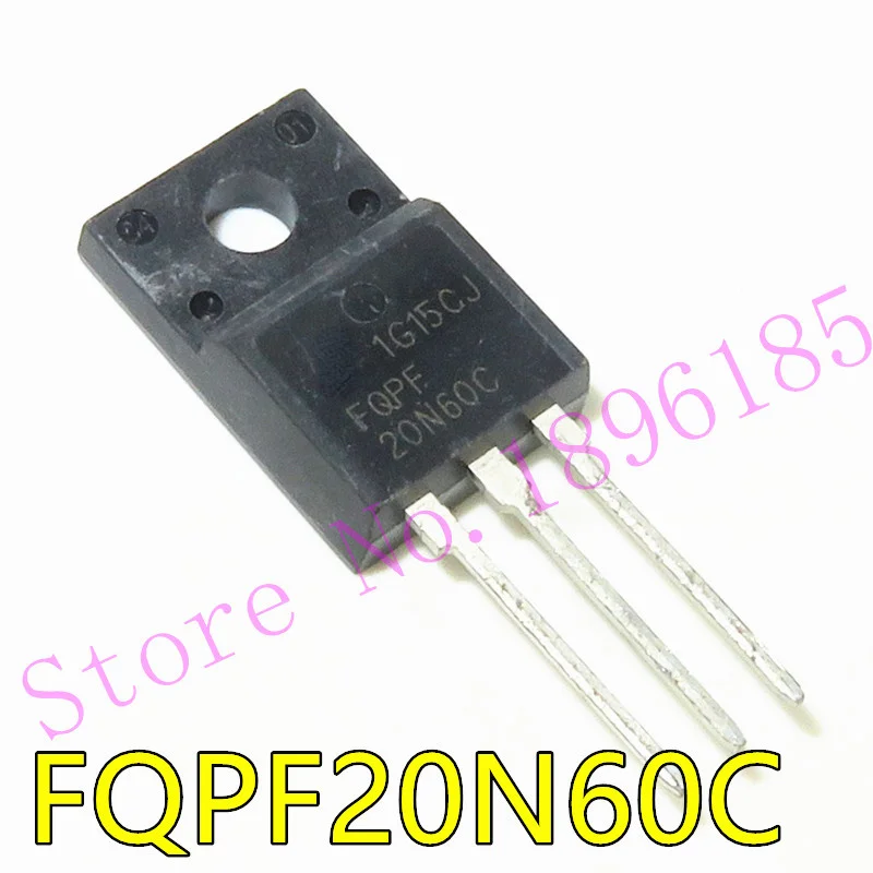 Прямое пластиковое уплотнение FQPF20N60 TO220 20N60 20N60C FQPF2060C FQPF20N60C 20A 600V, модель полевого транзистора, 1 шт.