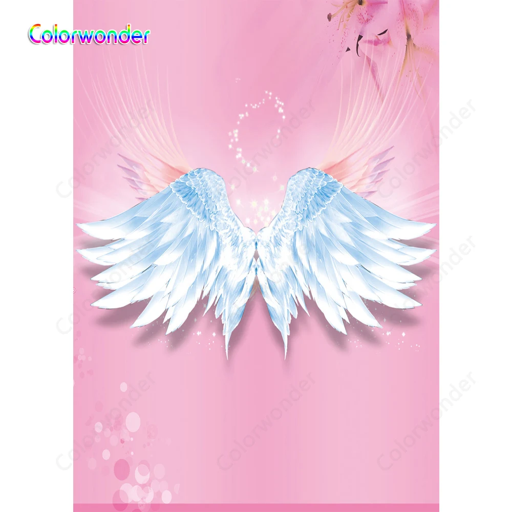 

Wing Newborn Baby Shower Background For Photo Booth Studio Backdrops Photography Studio