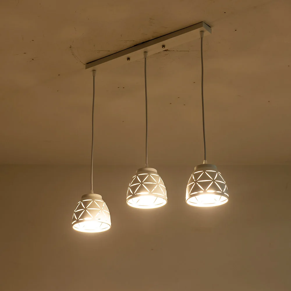 Lámpara colgante de estilo nórdico para comedor, luz LED E27 para decoración de estudio, cocina, Bar y restaurante