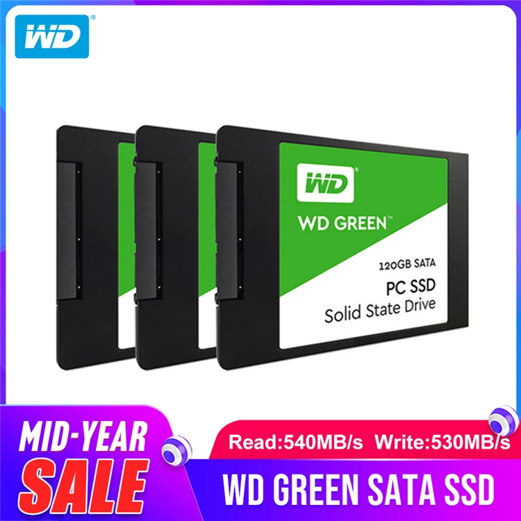 Топ Western Digital WD SSD экологичный ПК 240 ГБ Внутренний твердотельный накопитель Sabit жесткий диск SATA3 6 ГБ/сек. для ноутбука