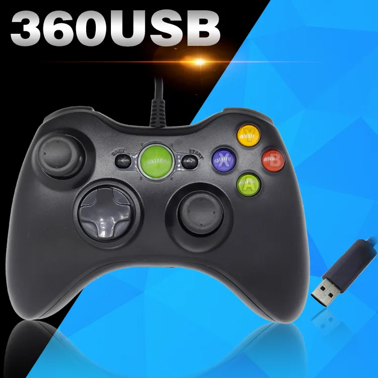 Новый проводной USB геймпад для Xbox 360 джойстик официального геймпада ПК Microsoft