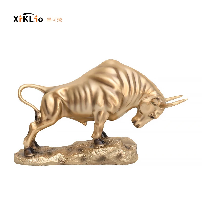 

nordic style Animal figurines Bull resin modern art Creative Home living room Bedroom Craftwork Office desk decoration gifts
