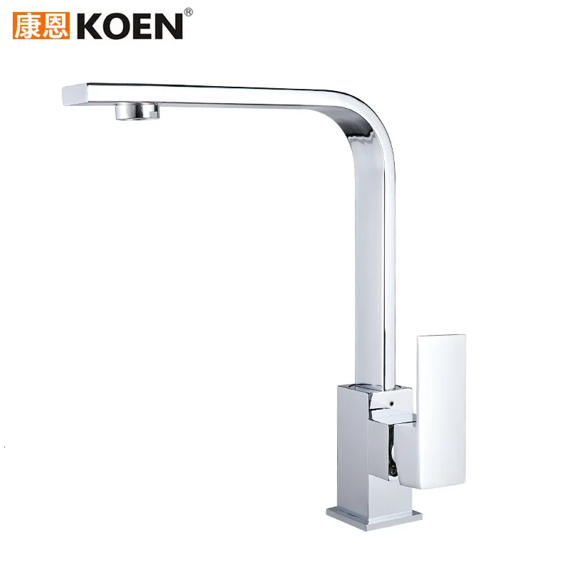 Кухонный бак для воды полностью медный кран вытяжной кухонный горячей и холодной