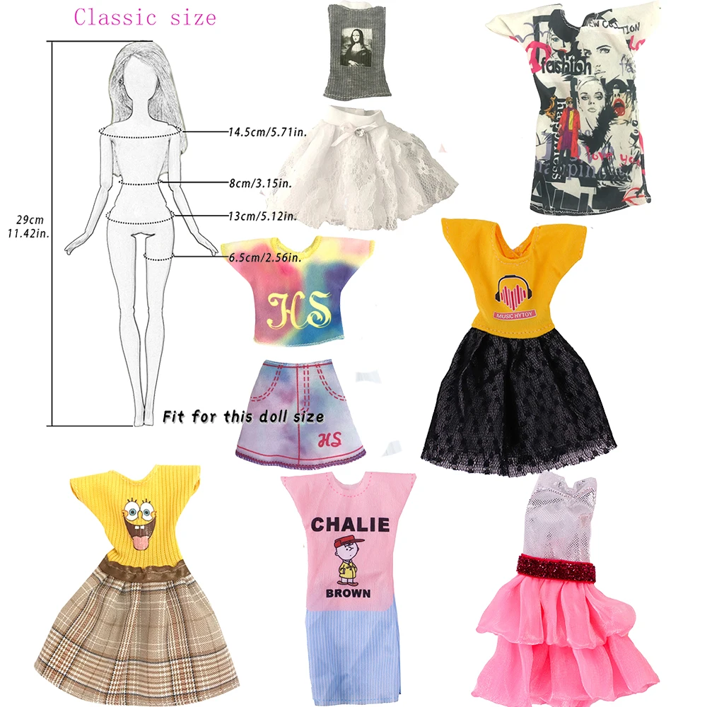 Новинка 2022, одежда для Барби, Повседневная модная одежда ручной работы, подходит для кукол 30 см, аксессуары «сделай сам», подарок