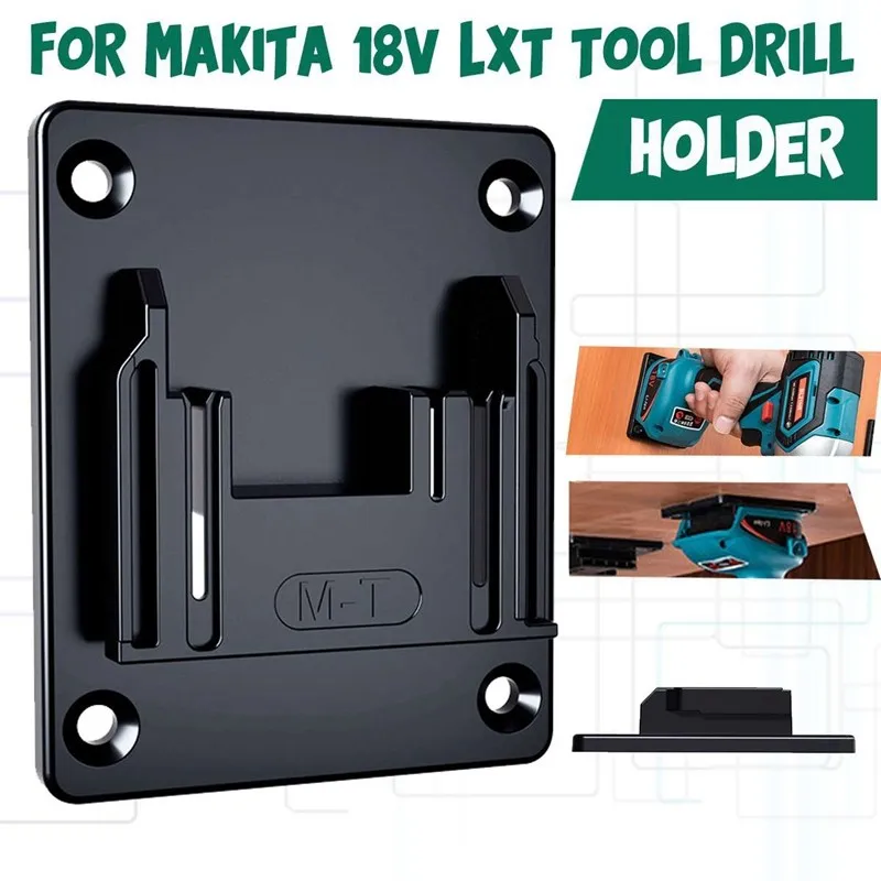 

1pcs Wall Mount Machine Storage Rack Electric Tool Holder Bracket Fixing Devices Fit For Maki-ta Bosch Dewalt Tool Base