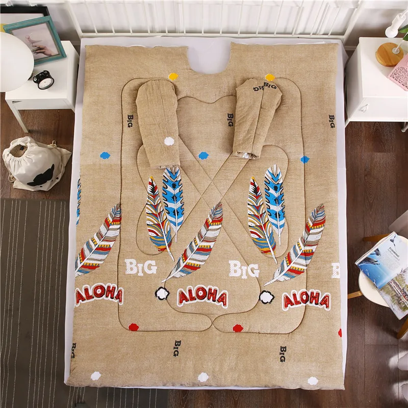 Зимнее ленивое одеяло с рукавами можно носить накидка покрывало одежда| |