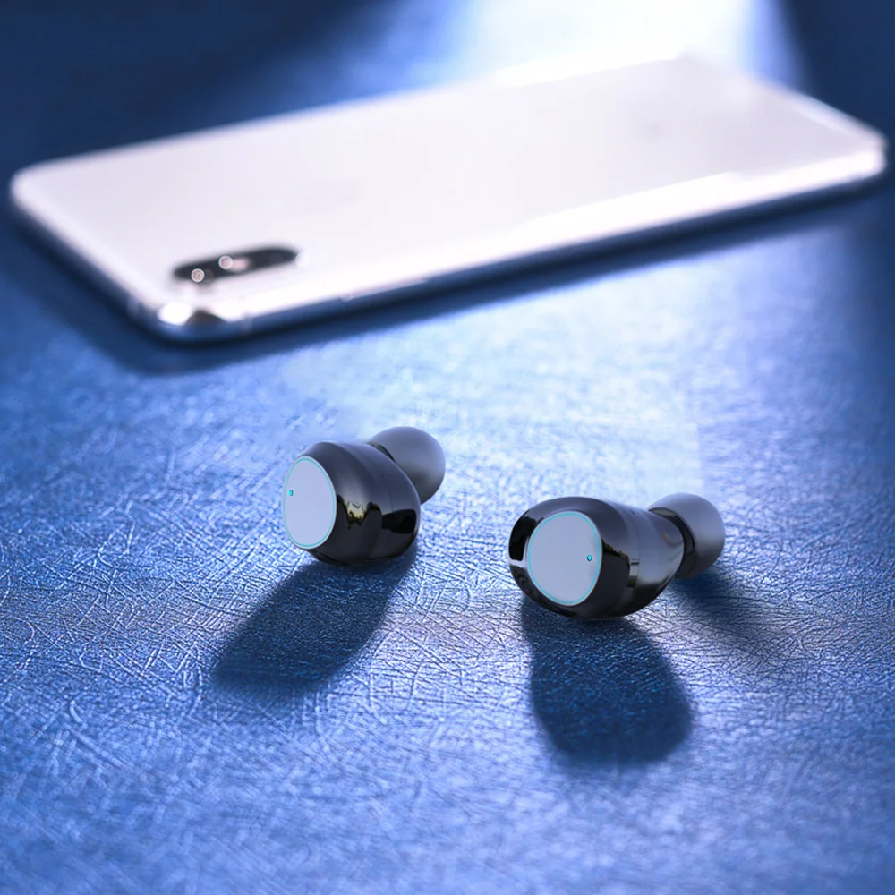 Настоящие беспроводные наушники TWS Bluetooth 5,0 водонепроницаемые спортивные наушники с шумоподавлением гарнитура для Apple iPhone Android