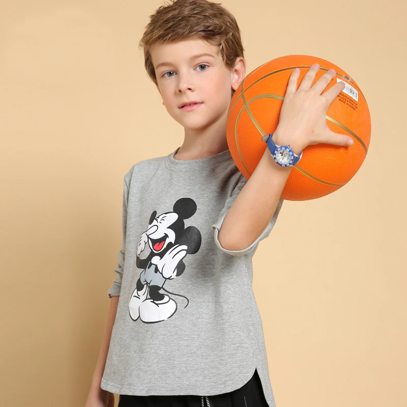 

Boys Mickey Mouse Sports Watch Disney Kids Dream Child Play Leather Quartz Waterproof Watches For Children Gift Montre Enfant