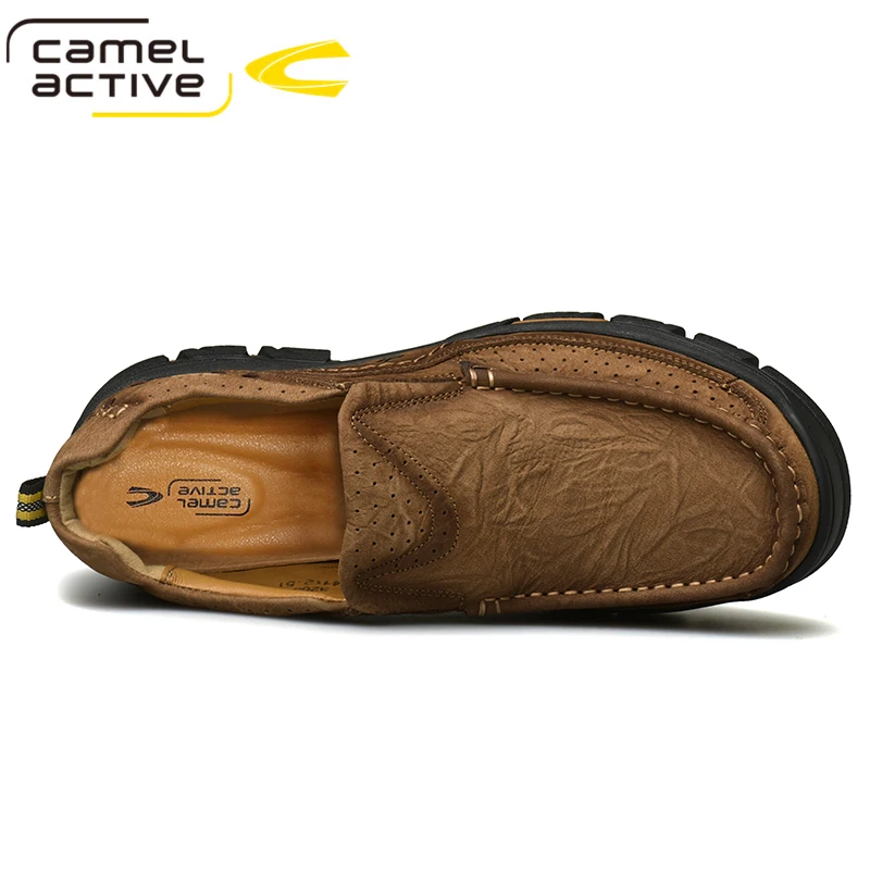 Camel Active/Новинка Мужская повседневная обувь из натуральной кожи Мужские туфли на