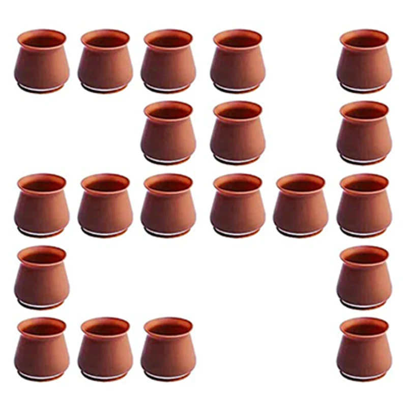 

Silicone Chair Leg Floor Protectors - 24 Mixed Packs, Include Small and Big Size, Furniture Silicone Leg Covers