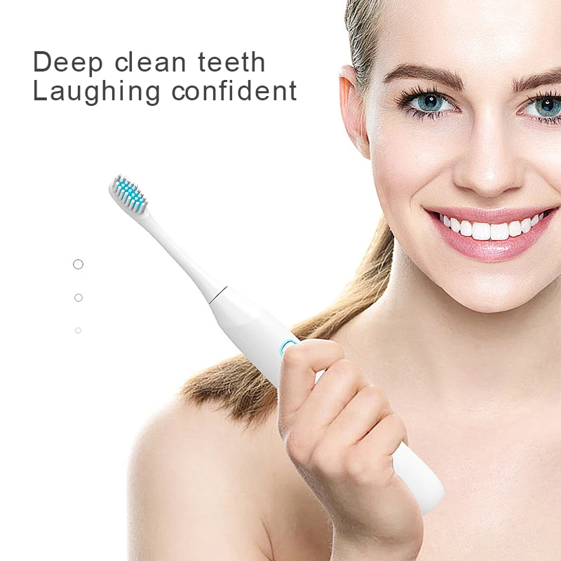 

Электрическая зубная щетка Sonic Водонепроницаемая USB перезаряжаемая умная головка для зубной щетки Сменное отбеливание здоровое высокое ка...