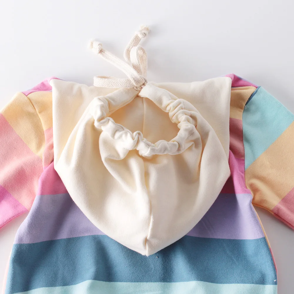 Комбинезоны для маленьких девочек с радугой Детские комбинезоны героями