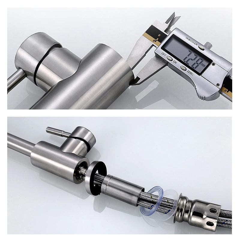 Смесители для кухни и ванной комнаты смеситель из нержавеющей стали с одной