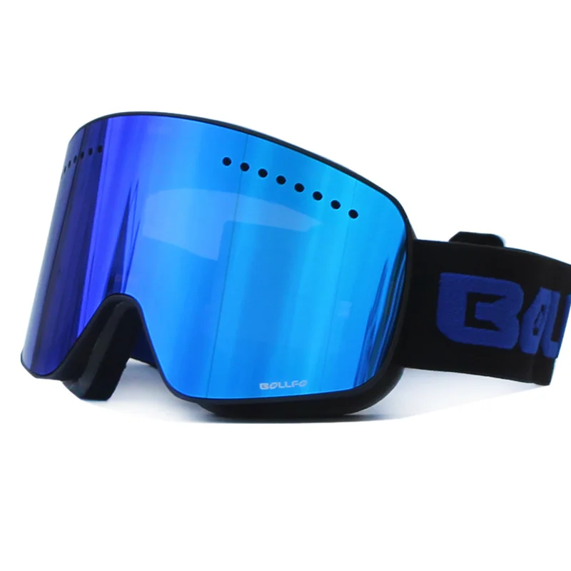 Лыжные очки с магнитной застежкой двухслойные поляризационные линзы для катания