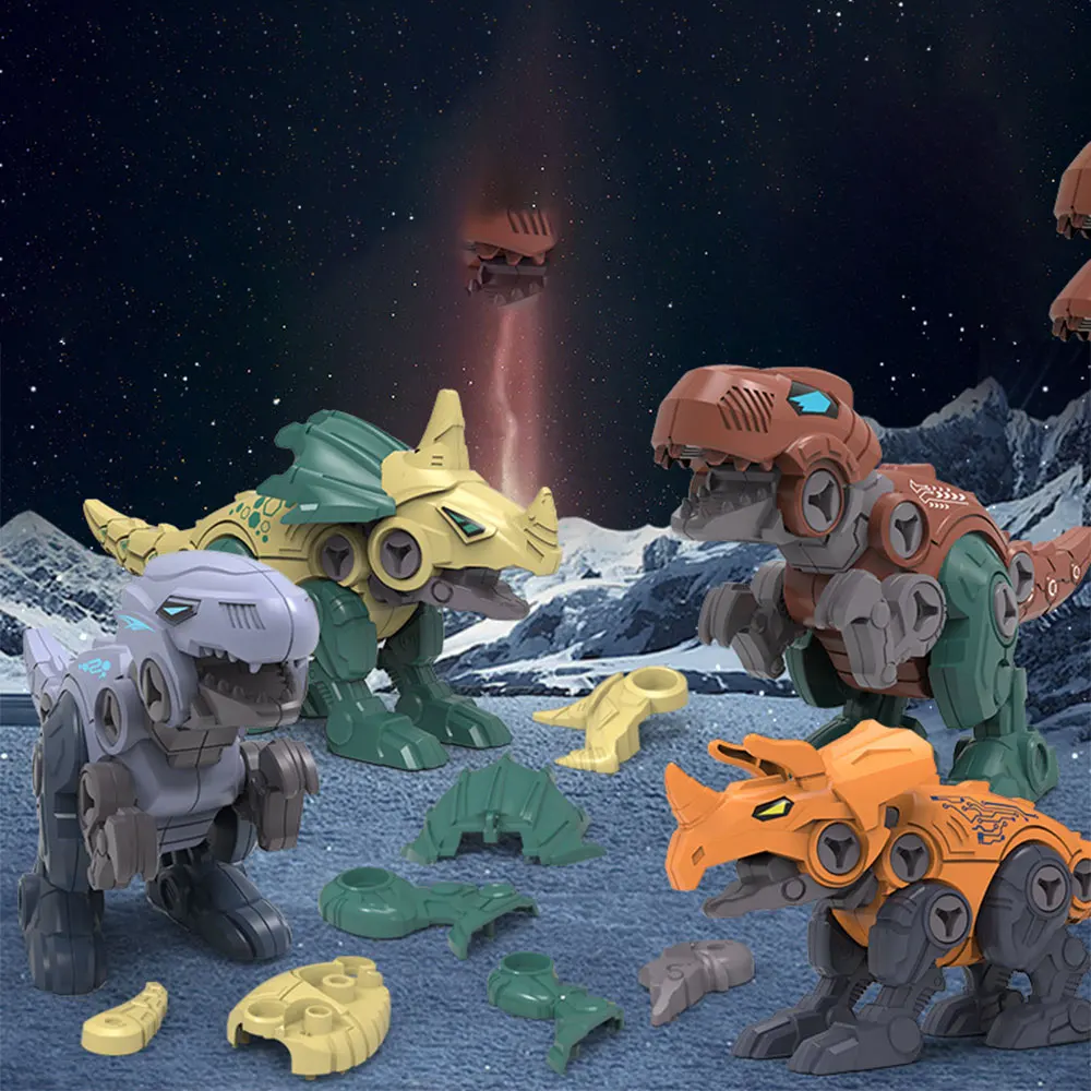 

Disassembly and Assembly of Dinosaur Eggs Children Assembling DIY Toy Set