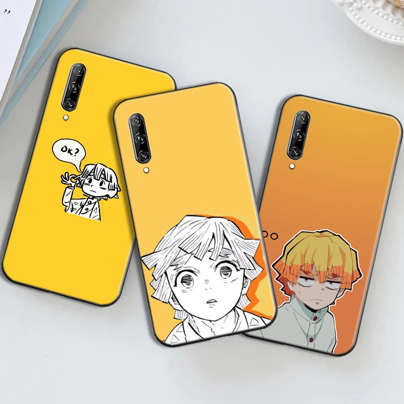 

Demon Slayer Hot Anime Phone Case For Huawei P Smart Z P Smart 2019 P Smart 2021 P20 Agatsuma Zenitsu Funda Back Cove Soft TPU