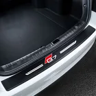 Наклейка на заднюю панель БАГАЖНИКА АВТОМОБИЛЯ, Защитная Наклейка для Audi Q7 Q7L, кожаная наклейка с защитой от царапин, наклейка для багажника, наклейка против столкновений