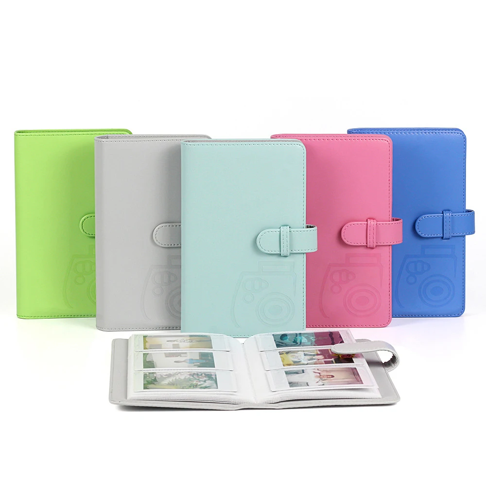 Мини кошелек из экокожи альбом для фотографий 96 карманов 3 дюйма Обложка Fujifilm Instax