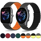 Ремешок магнитный для часов Huami Amazfit GTR 3 2 Pro, силиконовый браслет для часов Amazfit GTR 4247 мм GTS 3 2 MiniBip, 20 22 мм