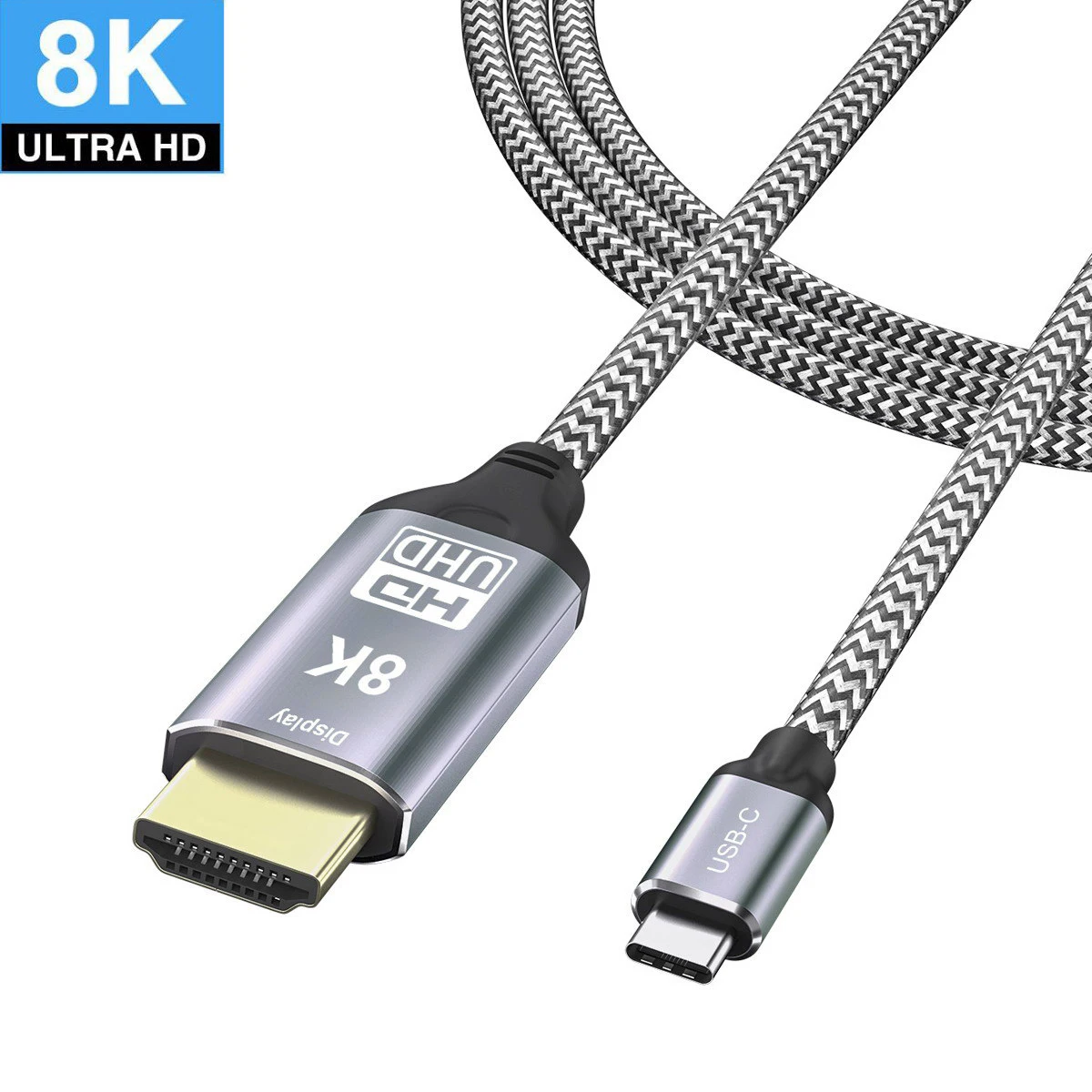 

USB4 тип C Источник 8K USB C к HDMI-совместимый 2,0 8K UHD 4K дисплей монитор кабельный разъем 1,8 м 6 футов