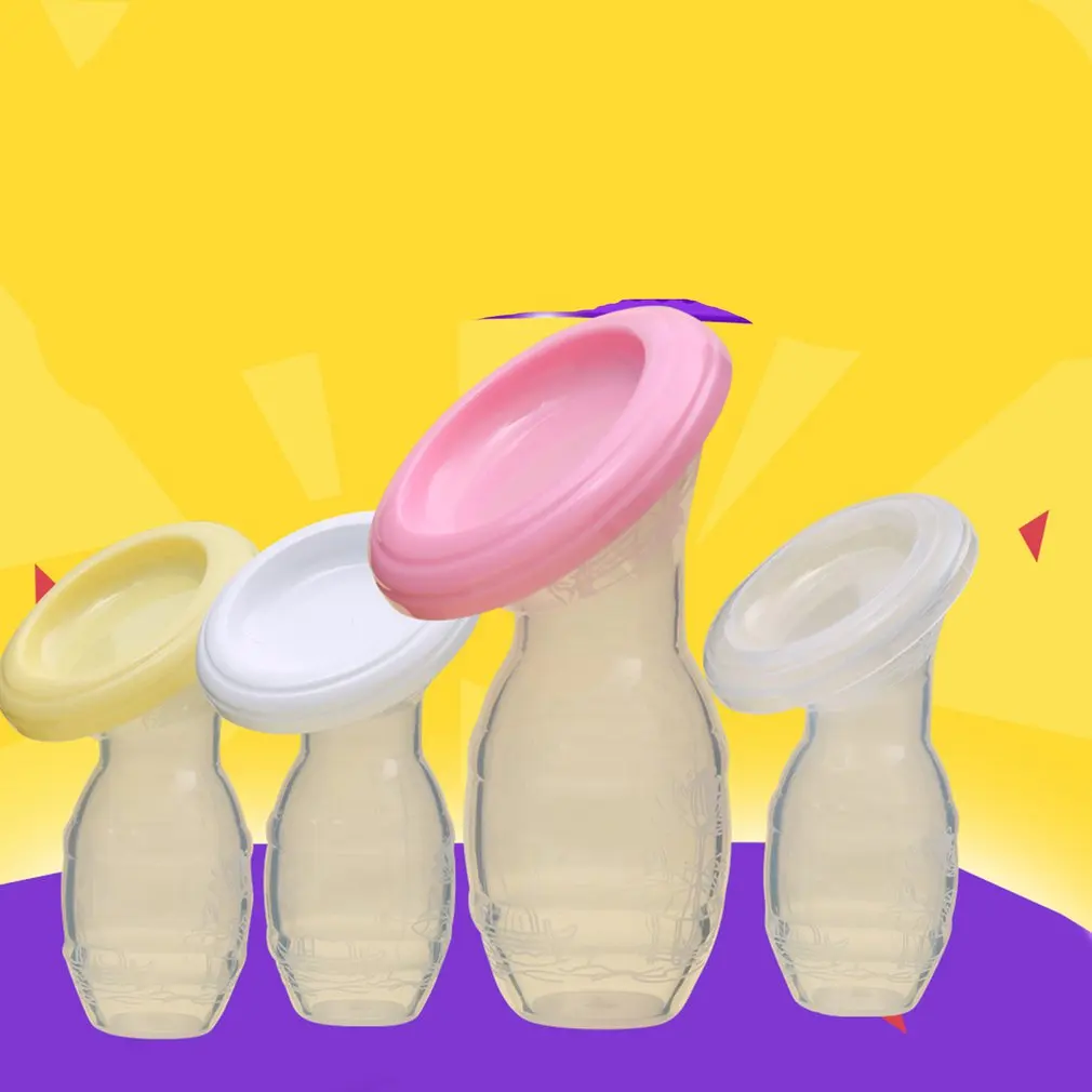 

Full Silicone Breast Pump Manual Breast Pump Partner Milking Anti-overflow Milk Collector Automatically Collect Breast Milk