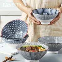 fancity ramen bowl household large bowl underglaze noodle bowl soup bowl noodle bowl