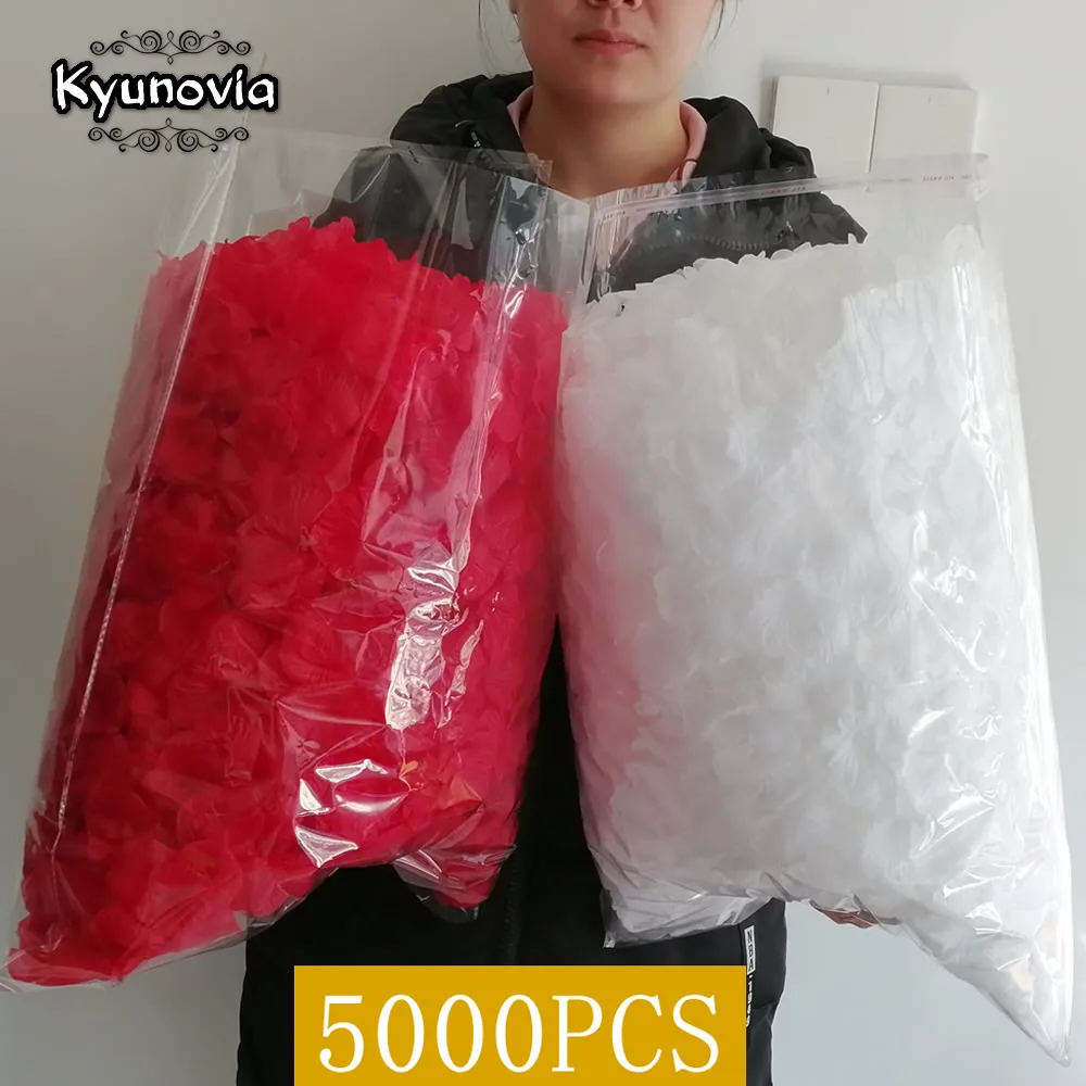 Отдельные Лепестки розы Kyunovia 5000 шт. лепестки свадебное украшение искусственная