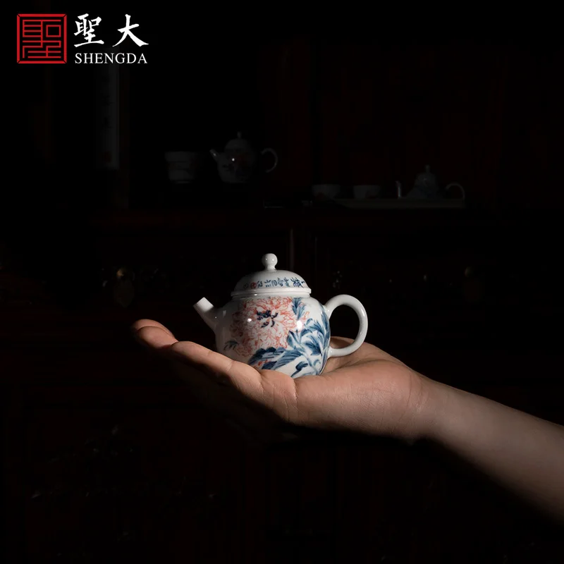 

Jingdezhen hand painted kungfu tea set tea making pot single pot