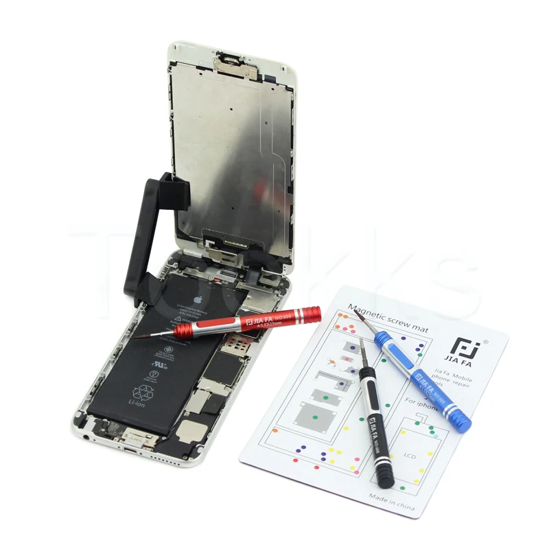 19 шт. магнитный коврик для винтов iPhone 11ProMax- X 8P 8 7P 6 6S 6P 6SP 5 Φ 4 Ремонт работа с