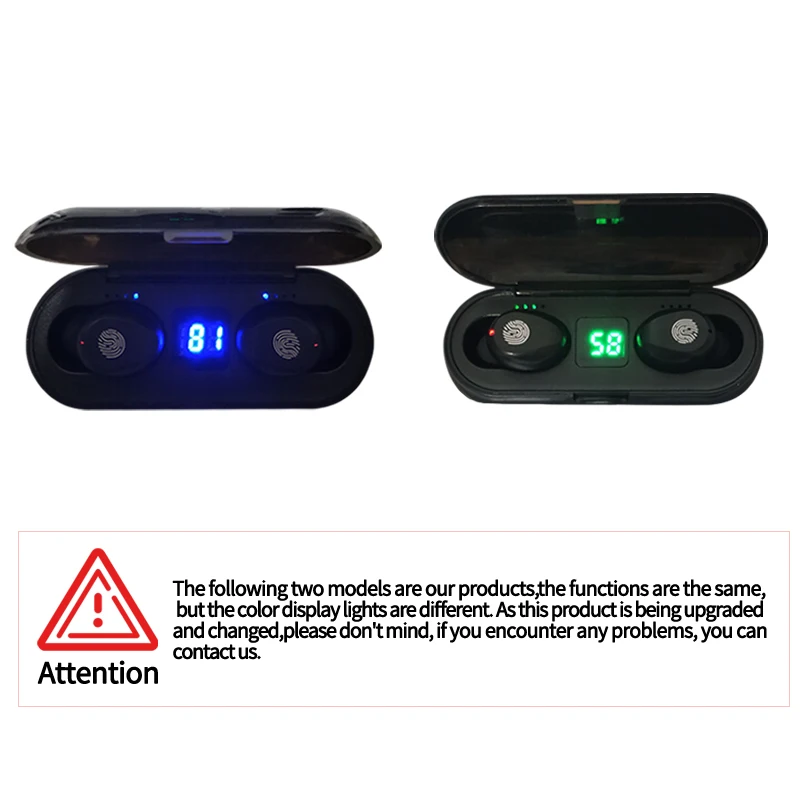 Беспроводные наушники Bluetooth V5.0 беспроводные Bluetooth наушники светодиодный дисплей с 2000 мАч power Bank стерео Спортивная гарнитура с микрофоном