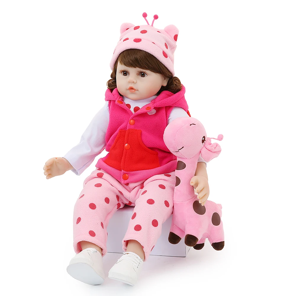 Reborn Baby куклы 48 см силиконовые реалистичные Doll очаровательны похожая на настоящую