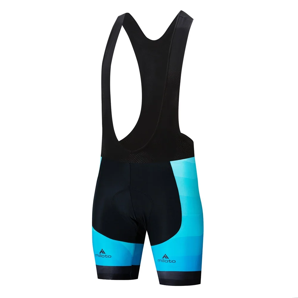 MILOTO men Pro летние шорты-комбинезон с для велоспорта Coolmax 5D Gel Pad Bike MTB Ropa Ciclismo