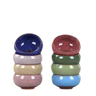 Керамический цветочный горшок с трещинами в виде льда, 8 шт.