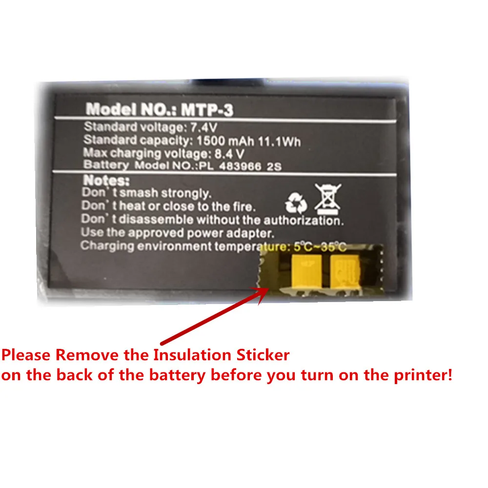 Inkless USB DC5V 80 мм Bluetooth совместимый мини термальный принтер светильник вес