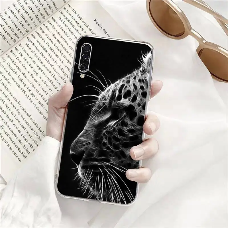 

Ferocious tiger fashionPhone Case Transparent for Samsung s9 s10 s20 Huawei honor P20 P30 P40 xiaomi note mi 8 9 pro lite plus