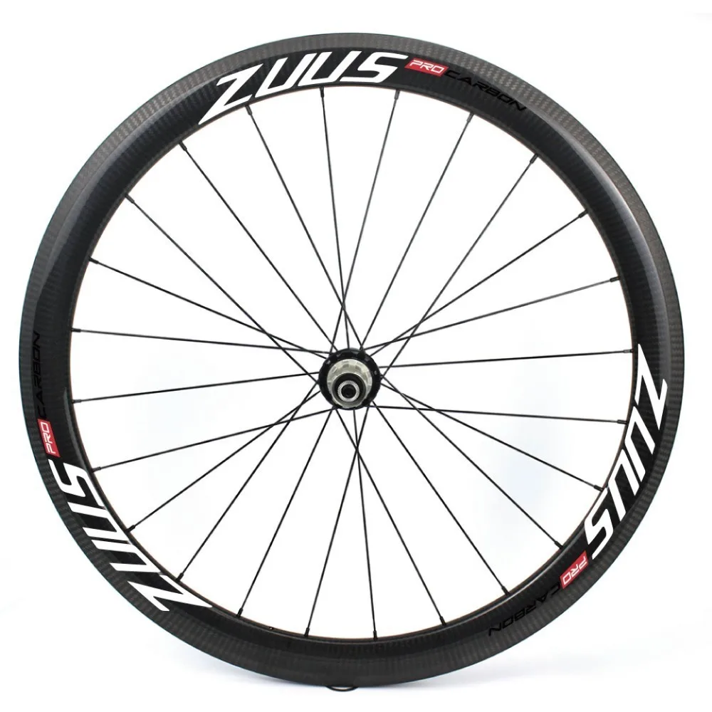 Колесо для дорожного велосипеда ZUUS Pro 700C из углеродного волокна 38/50/60/82 мм