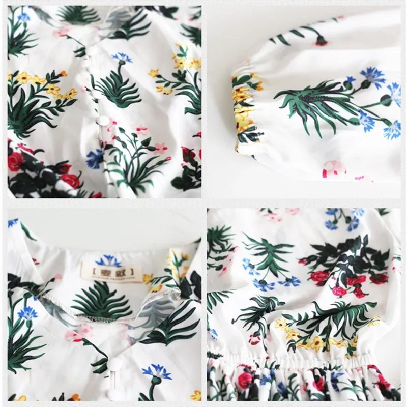 

Floral Spring Women Chiffon Maxi Ladies Rural Style Sexy V-Neck Cute Print Bohemian Beach Long Dress vestido longo Robe