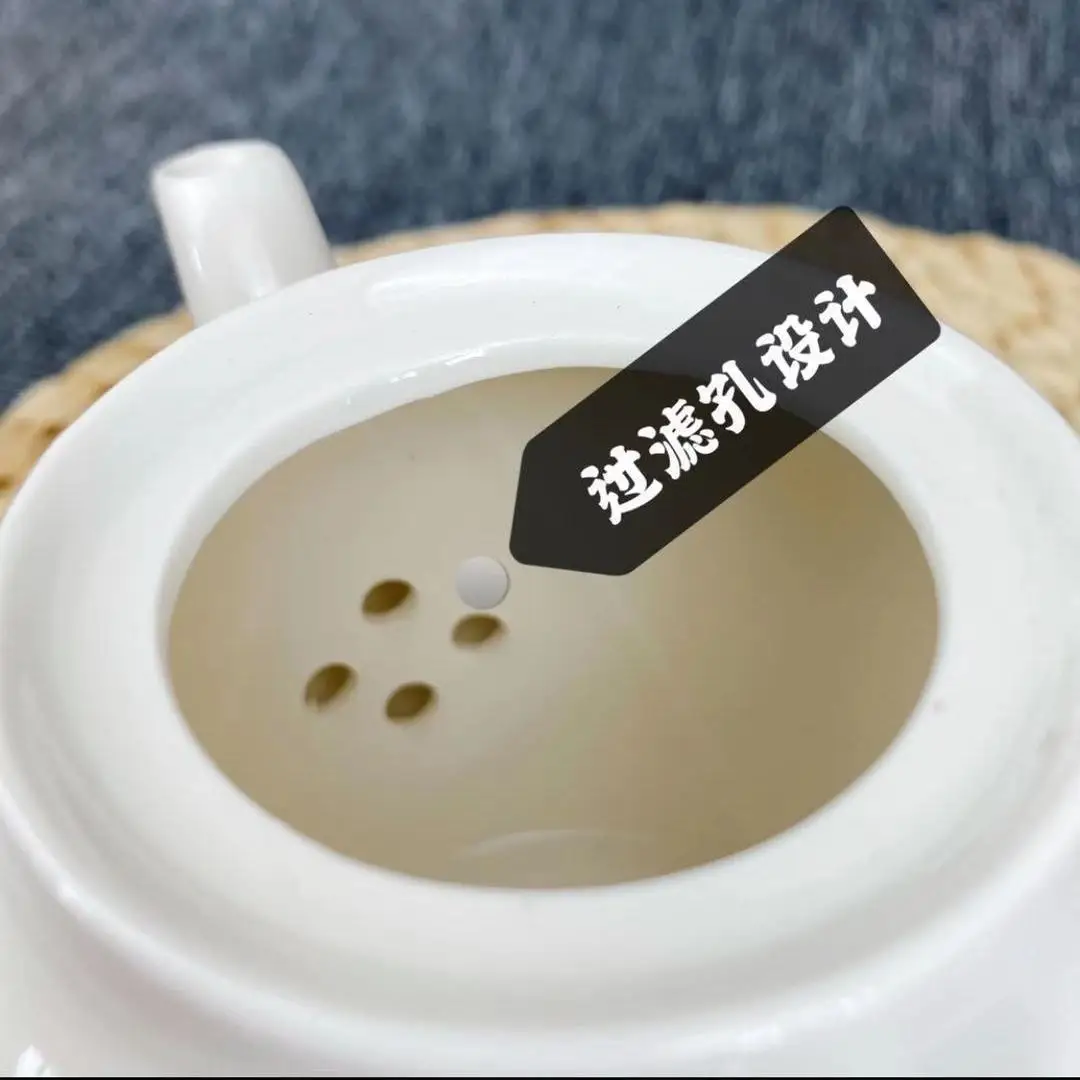 

450ML House Ceramic Teapot Big Capacity Kung Fu Kettle Chinese Style Teaware Creative Drinkware