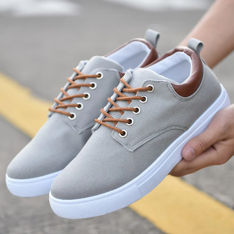 Мужские парусиновые туфли удобная повседневная обувь брендовые модные лоферы на