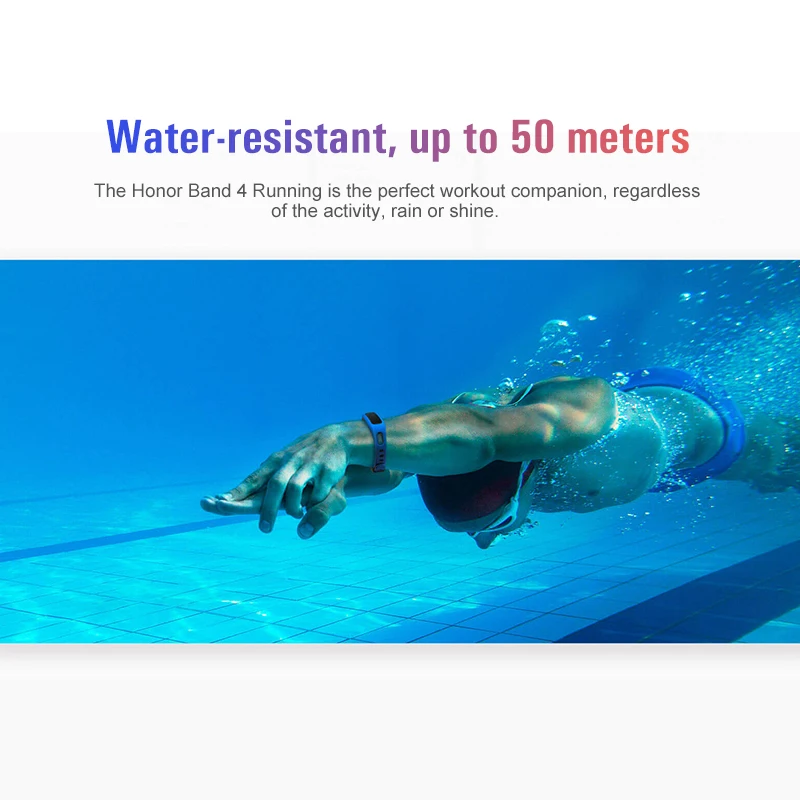 Смарт браслет Honor Band 4 водонепроницаемый фитнес трекер для плавания мониторинг