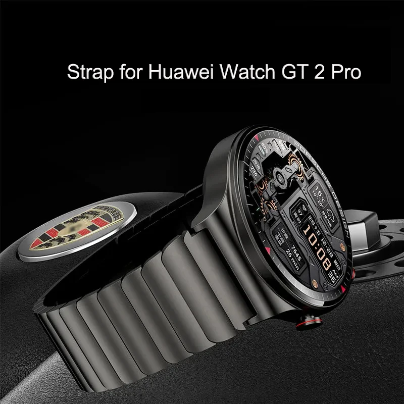 22mm Stainless Steel Strap for Huawei Watch GT 2 Pro /GT2 46mm/ GT 2E /GT3 pro /GT 3 46mm /Gt Wristband with Protective Film