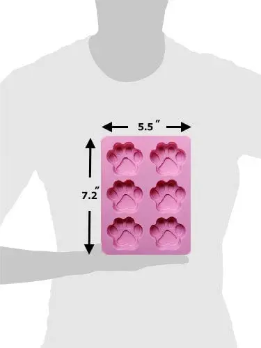 Форма для мыла и свечи форма собак животных лап кубик льда шоколадная