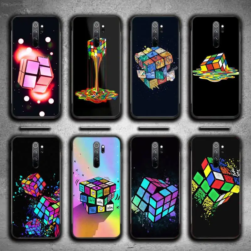 

Rubik's Cube Game Phone Case For Redmi 7 8 9 A K20 30 Pro Note 8 9 Pro 9s