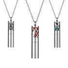 Роскошное ожерелье-медальон из нержавеющей стали с распылителем и ароматизатором эфирных масел Женская парная с 2 подушечками