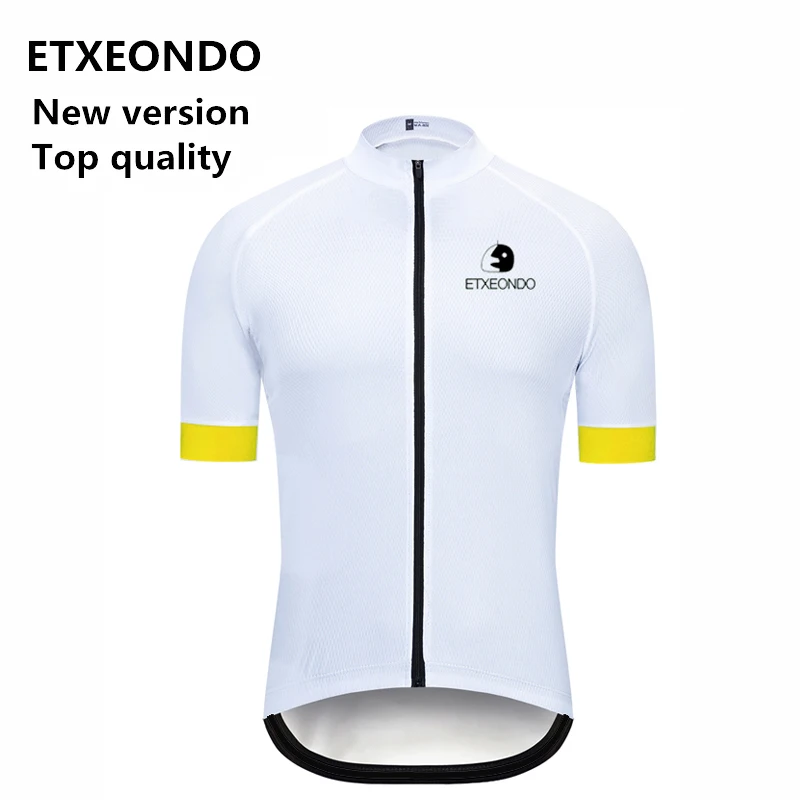 Новая версия! Etxeondo Велоспорт Джерси мужская команда короткий рукав рубашки